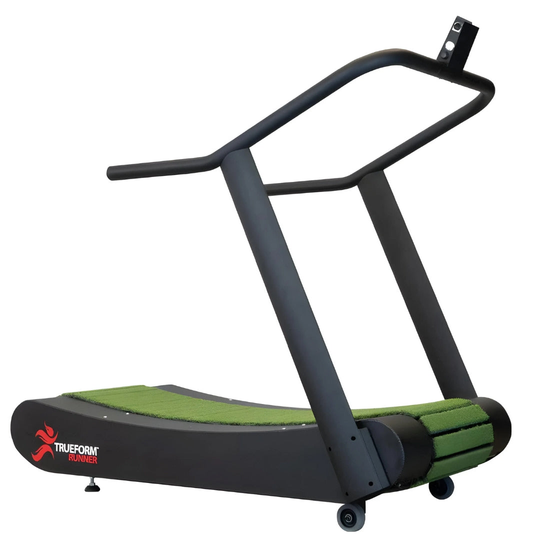 trueform turf curved treadmill trf005 black mockup