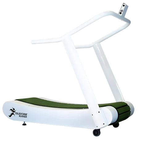 trueform turf curved treadmill trf005 white mockup
