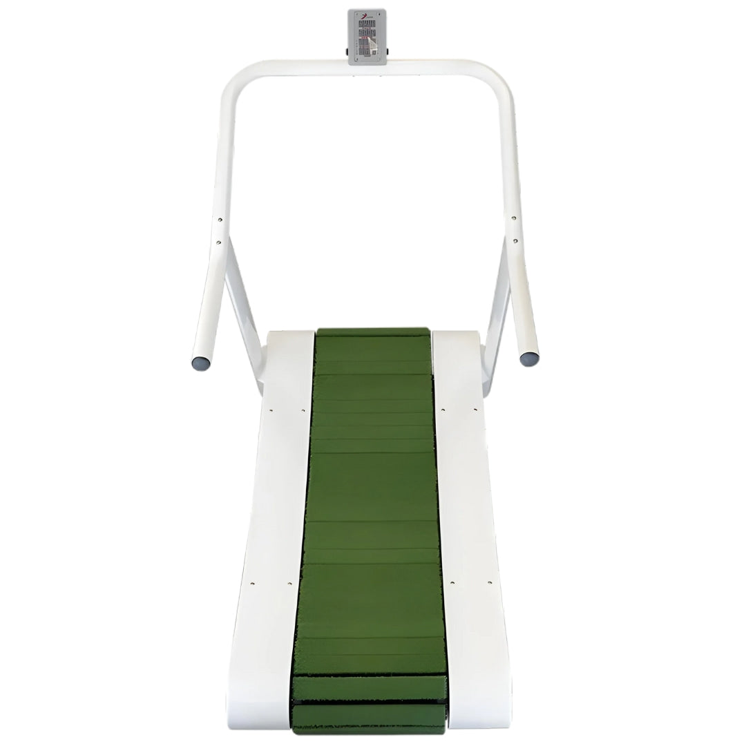 trueform turf curved treadmill trf005 white mockup