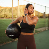 Double-Stitched Medicine Ball woman