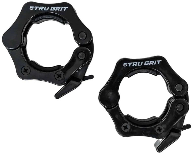 trugrit Black Barbell Collars