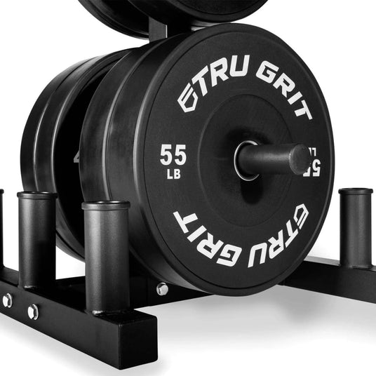 Vertical Weight Plate & Barbell Storage Rack