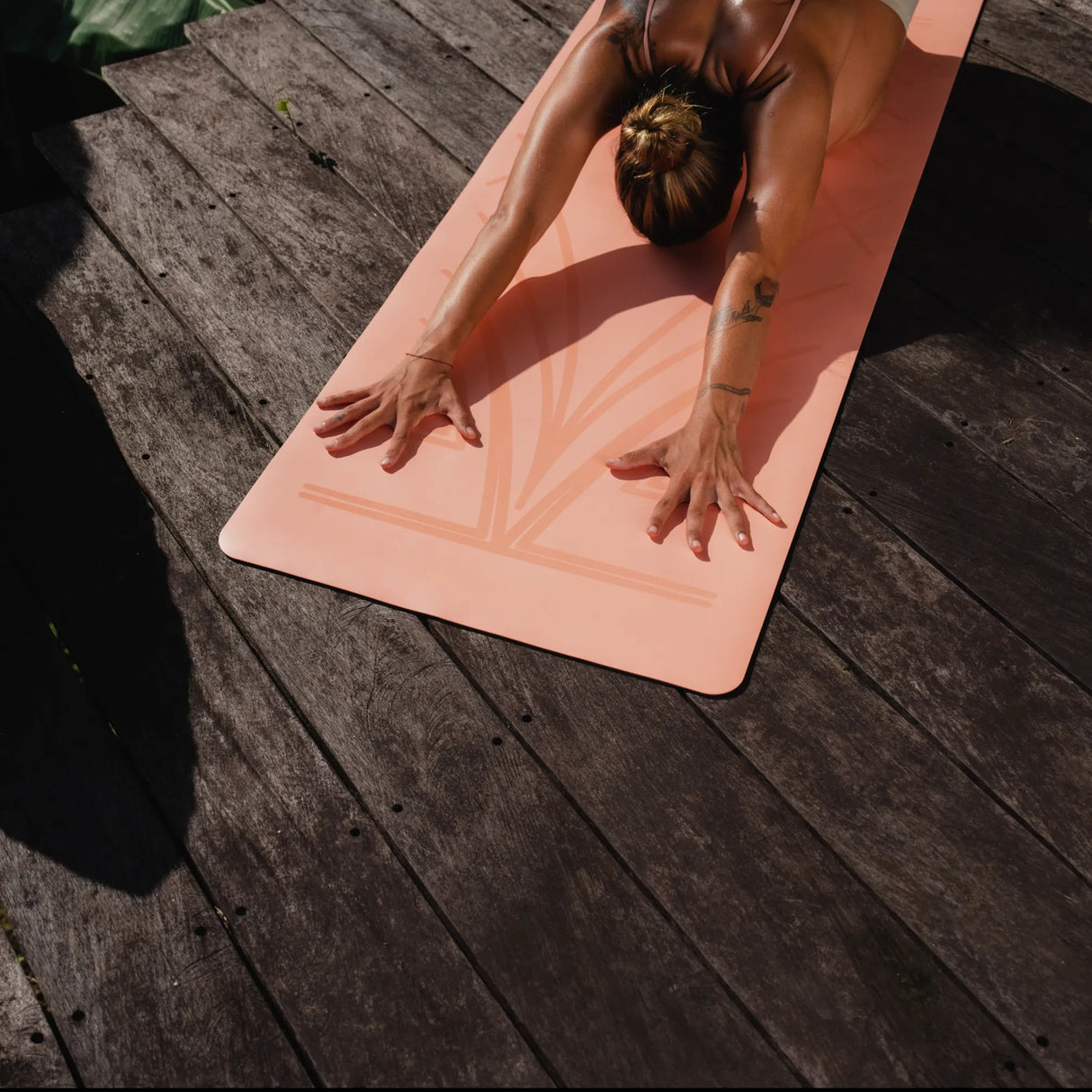 ZiahCare's Yoga Design Lab Diamond Align Infinity Yoga Mat Lifestyle Mockup Image 8