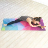 ZiahCare's Yoga Design Lab Geo Combo Yoga Mat Lifestyle Mockup Image 9