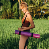 ZiahCare's Yoga Design Lab Geo Combo Yoga Mat Lifestyle Mockup Image 26
