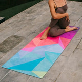 ZiahCare's Yoga Design Lab Geo Combo Yoga Mat Lifestyle Mockup Image 13