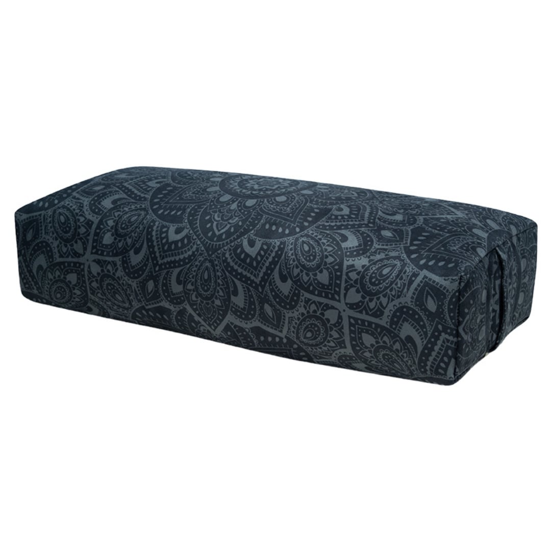 yoga design lab mandala charcoal yoga bolster ydl060 mockup