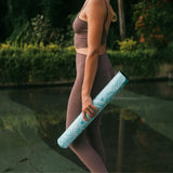 ZiahCare's Yoga Design Lab Mandala Turquoise Combo Yoga Mat Lifestyle Mockup Image 23