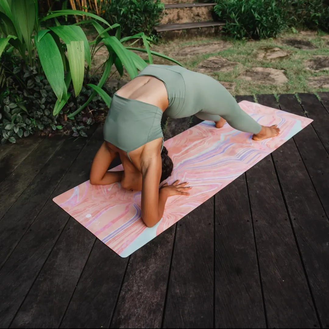 ZiahCare's Yoga Design Lab Pearl Combo Yoga Mat Lifestyle Mockup Image 12