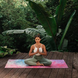 ZiahCare's Yoga Design Lab Tribeca Sand Combo Yoga Mat Lifestyle Mockup Image 34