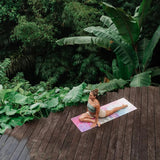 ZiahCare's Yoga Design Lab Tribeca Sand Combo Yoga Mat Lifestyle Mockup Image 36