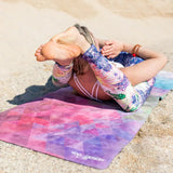 ZiahCare's Yoga Design Lab Tribeca Sand Combo Yoga Mat Lifestyle Mockup Image 37