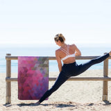 ZiahCare's Yoga Design Lab Tribeca Sand Combo Yoga Mat Lifestyle Mockup Image 13