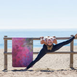 ZiahCare's Yoga Design Lab Tribeca Sand Combo Yoga Mat Lifestyle Mockup Image 15